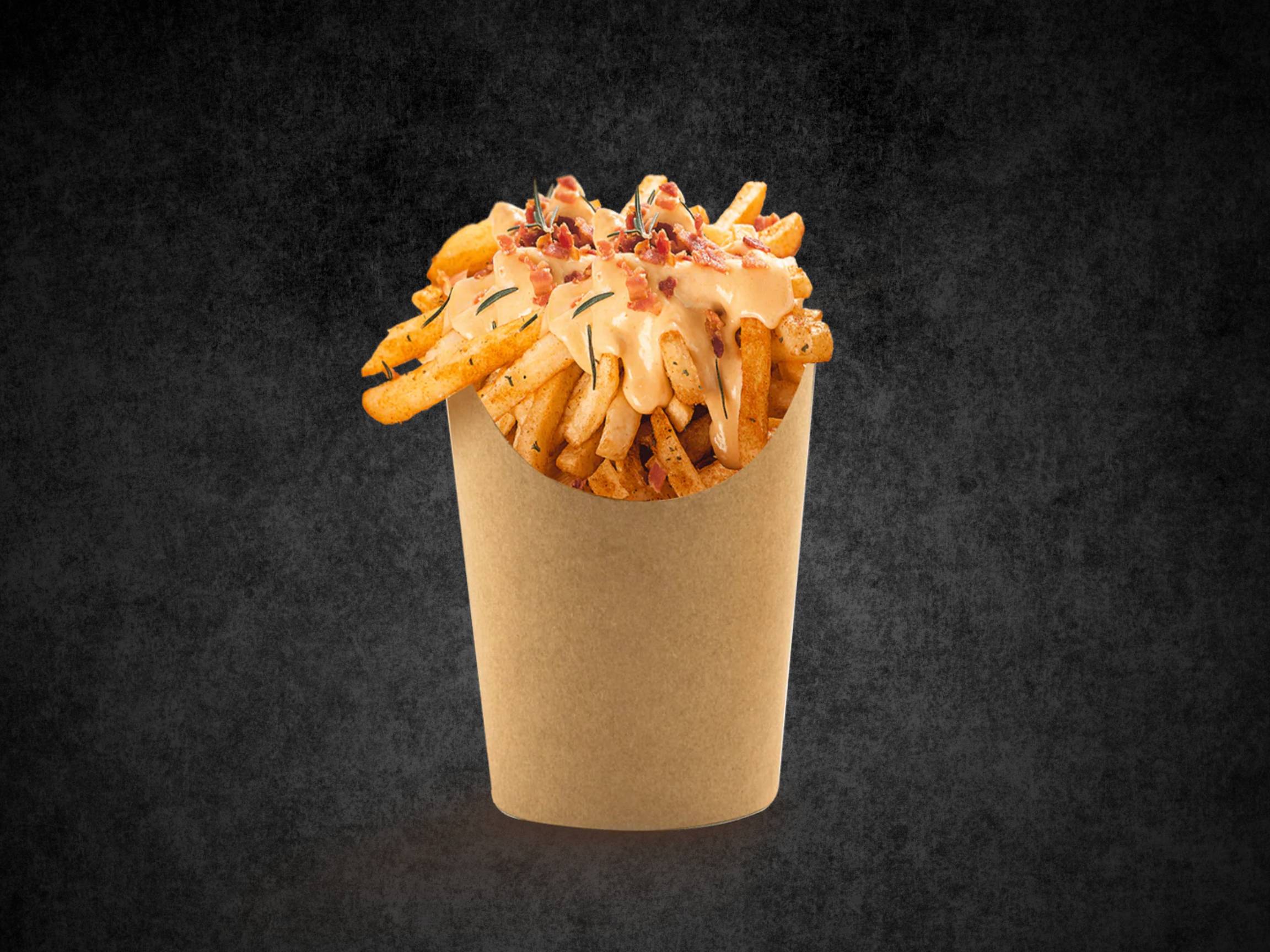 Frites Cheddar Lardons